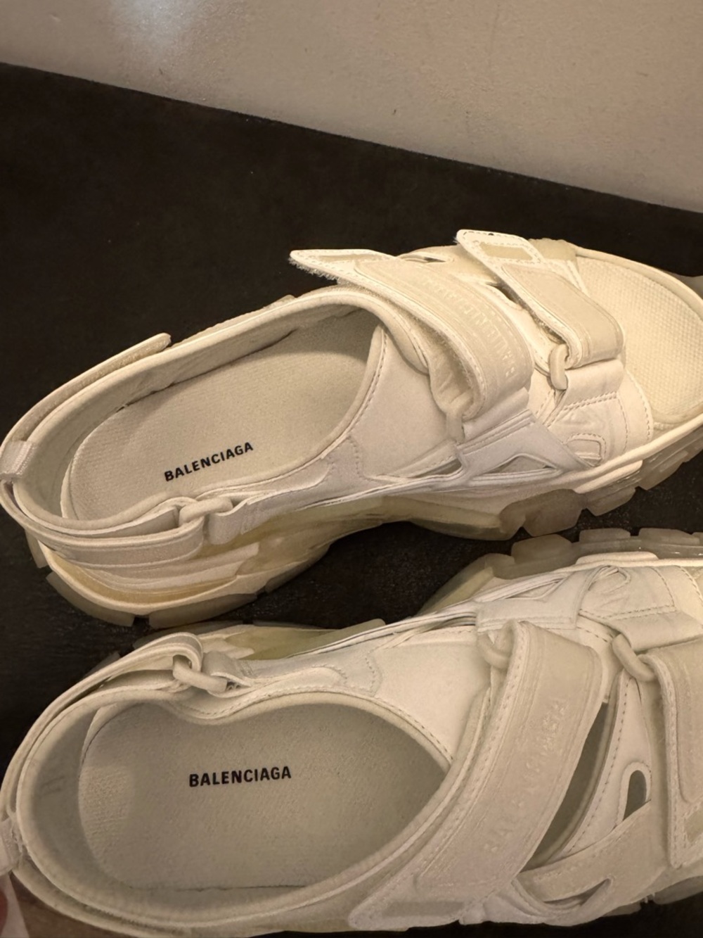 Balenciaga Track Sandals White – Size EU 40 / US 10 – Excellent Condition - Picture 5 of 10